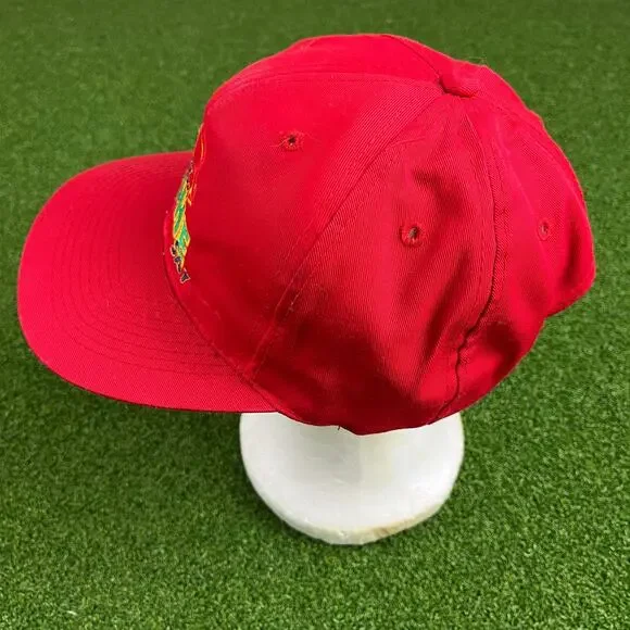 He Say She Say Embroidered Red Snapback Hat - Picture 4 of 7